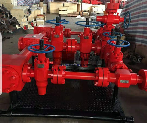 API 16C DD Wellhead Manifold 5000psi ท่อร่วมแรงดันสูง