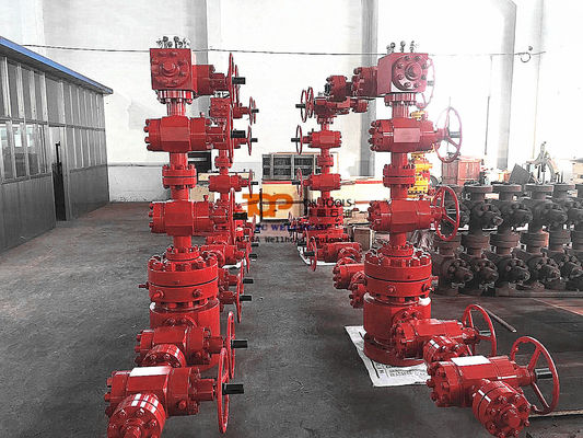 API 6A บ่อน้ำมันต้นคริสต์มาสอุปกรณ์บ่อน้ำมันต้นคริสต์มาส